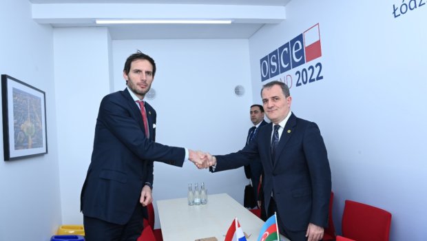 Ceyhun Bayramov Niderland parlamentinin qərəzli yanaşmasını XİN rəhbərinə bildirdi - FOTO