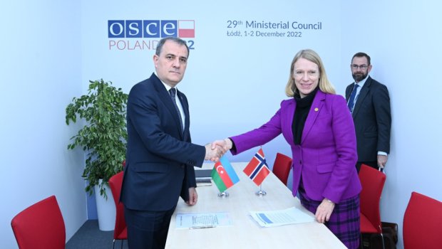 Norveçin XİN başçısı Ermənistanın təxribatları barədə məlumatlandırılıb