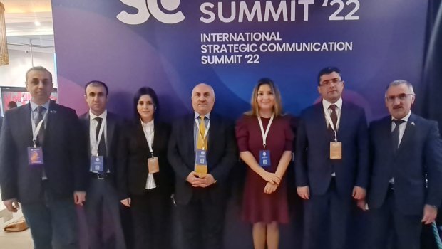 Azərbaycan nümayəndə heyəti Beynəlxalq Strateji Kommunikasiya Sammitində iştirak edir
