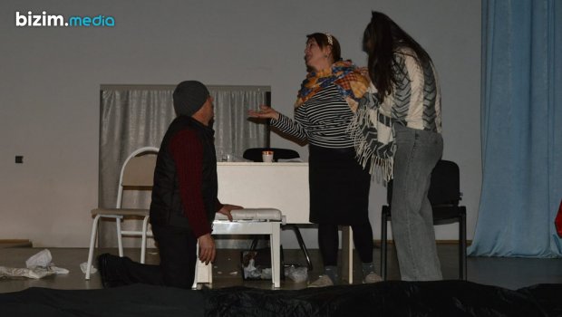 Balakəndə “Külə dönmüş arzular” tamaşası nümayiş olunub - FOTO