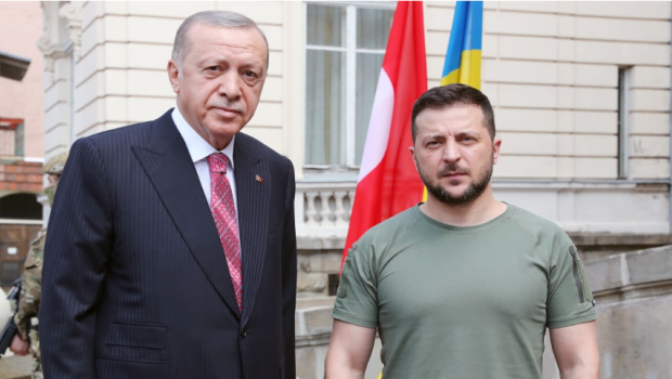 Ərdoğan Zelenski ilə telefonla danışdı - FOTO