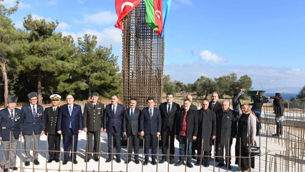 Türkiyədə şəhid olmuş Azərbaycan əsgərlərinin xatirəsinə abidə ucaldılır - FOTO 