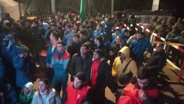 Xankəndi-Laçın yolunda dünya çempionatının final matçı həyacanla izlənir - FOTO