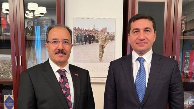 Hikmət Hacıyev Türkiyə səfiri ilə səmərəli müzakirələr APARIB