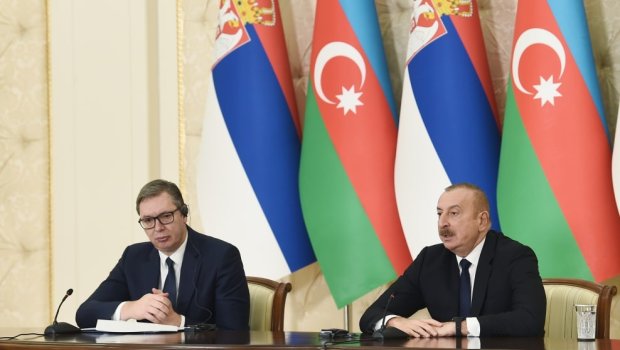 İlham Əliyev: “Prezident Vuçiçə dostluğa görə təşəkkür edirəm”