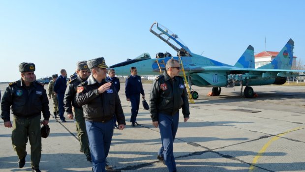 Türkiyə nümayəndə heyəti HHQ-nin hərbi hissələrini ziyarət etdi - FOTO 