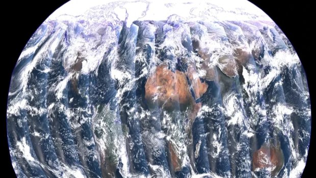 Yerin heyrətamiz görüntüsü yayımlandı