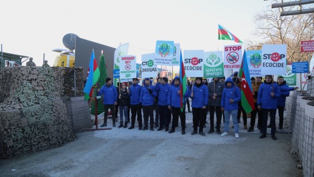 Xankəndi-Laçın yolunda etiraz aksiyası 23 gündür davam edir