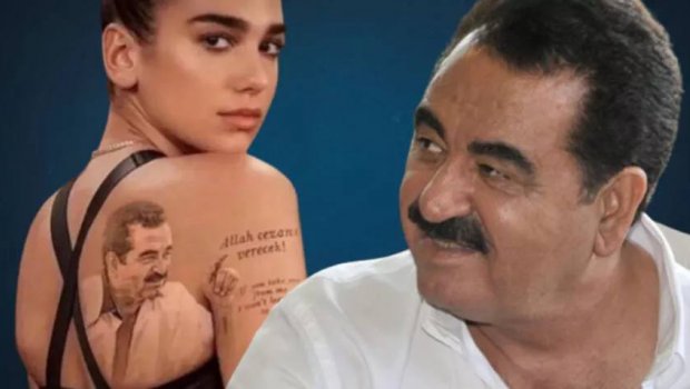 İbrahim Tatlısəsin Dua Lipa paylaşımı GÜLÜŞ DOĞURDU - FOTO
