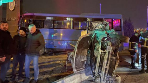 Türkiyədə avtobusla minik maşını toqquşub - 16 yaralı var - FOTO