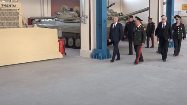 Fuad Nəcəfli “Naxçıvan” Bərpa-İstehsalat Hərbi Kompleksində OLDU - VİDEO 