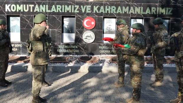 Azərbaycan və Türkiyə hərbçiləri birgə təlim keçir - VİDEO