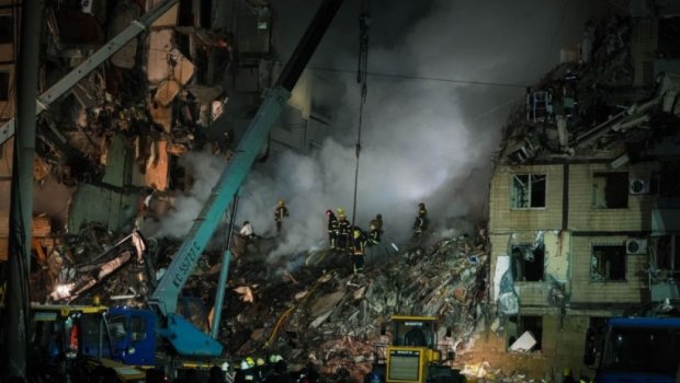 Rusiya Dneprə raket atdı - Ölənlərin sayı 18-ə çatdı - FOTO