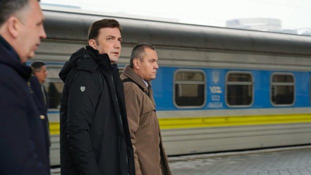 ATƏT sədri qatarla Kiyevə gəldi - FOTO 