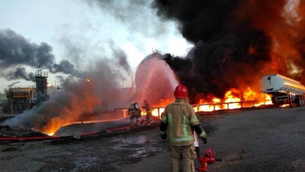 Tehranda SEPAH-ın kazarmasında partlayışlar oldu - VİDEO