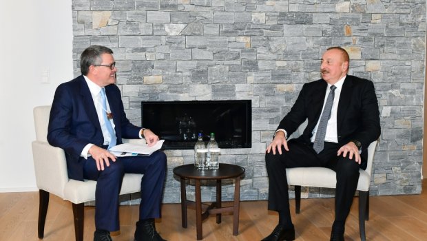 İlham Əliyev Davosda daha bir görüş keçirdi – FOTO/VİDEO - YENİLƏNİB