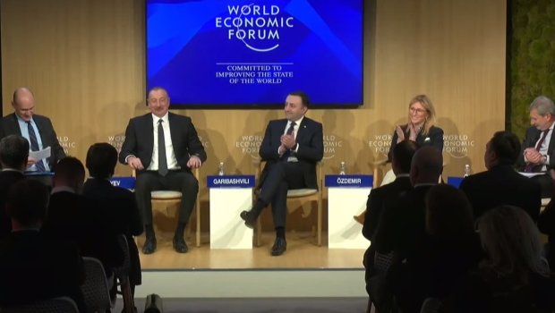İlham Əliyev Dünya İqtisadi Forumu çərçivəsində keçirilən panel iclasında iştirak etdi – VİDEO - YENİLƏNİB 