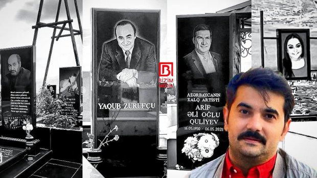 “Elişko” ustad sənətkarların məzarı önündə - VİDEO