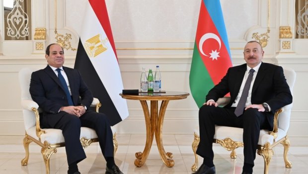 Azərbaycan və Misir prezidentlərinin təkbətək görüşü olub