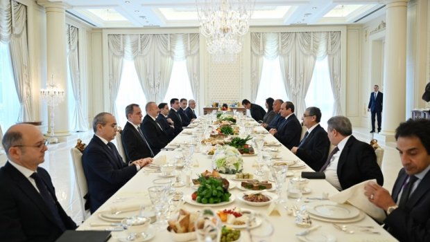 Ali qonağın şərəfinə nahar verilib