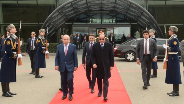 Misir Prezidenti Əbdülfəttah Əs-Sisinin Azərbaycana səfəri başa çatdı - FOTO