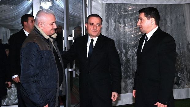 Ceyhun Bayramov və Hikmət Hacıyev Orxan Əsgərovun yas mərasimində olublar - FOTO 