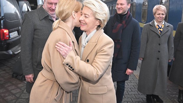 Ursula von der Leyen və Jozep Borrel Kiyevdədir - FOTO