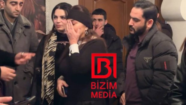 Bacısının vida mərasimində Nazpəri Dostəliyevanın halı pisləşdi - VİDEO