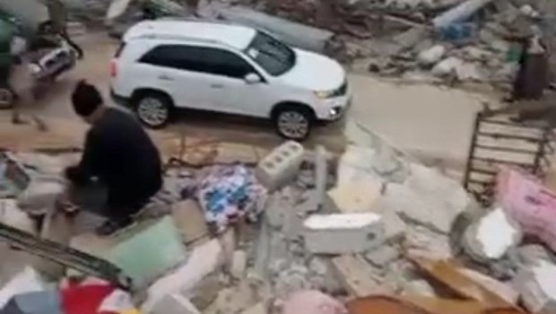 Zəlzələnin FƏSADI: Suriyanın bu şəhəri yer üzündən tamamilə silindi – VİDEO