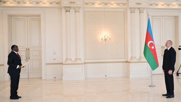 Dövlət başçısı Namibiyanın yeni səfirinin etimadnaməsini qəbul edib - FOTO-VİDEO