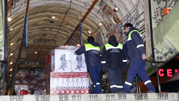 Mehriban Əliyevanın göstərişi ilə daha bir humanitar yardım Türkiyəyə yola DÜŞDÜ