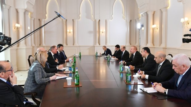 Prezident İlham Əliyev İtaliyanın şirkətlər və “Made in Italy” nazirini qəbul edib - VİDEO