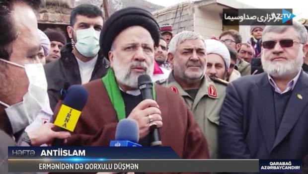 İran prezidentini zəlzələ bölgəsində peşman etdilər – FOTO/VİDEO