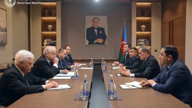 Ceyhun Bayramov Rusiya XİN rəsmisini Ermənistanın sülhə maneçiliyi barədə məlumatlandırdı - FOTO