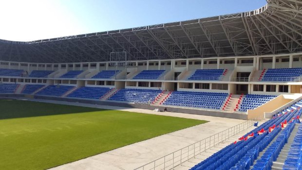 Sumqayıtın yeni stadionunun möhtəşəm görüntüsü – FOTO