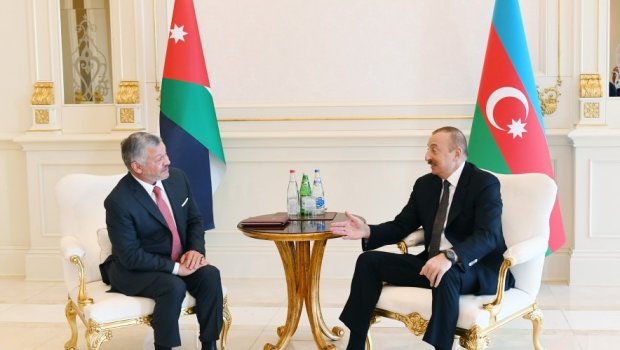 İordaniya Kralından İlham Əliyevə: 