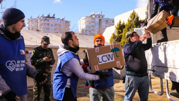 Azərbaycanın növbəti heyəti zəlzələ bölgəsinə YOLA DÜŞDÜ