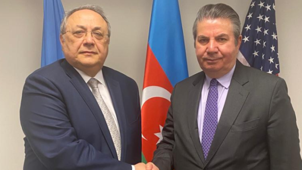 Azərbaycan və Türkiyənin BMT-dəki nümayəndələri arasında görüş oldu - FOTO 