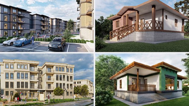 Türkiyədə zəlzələ bölgəsində tikiləcək yeni evlər BELƏ OLACAQ - FOTO 