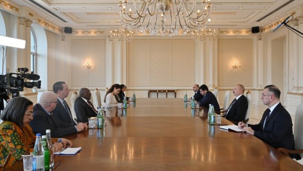 Prezident Kubanın vitse-prezidentini qəbul etdi - FOTO