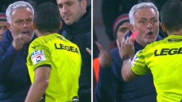 Mourinyo baş hakimi təhqir etdi və qovuldu