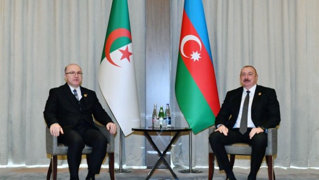 Prezident Əlcəzairin Baş naziri ilə GÖRÜŞDÜ - FOTO