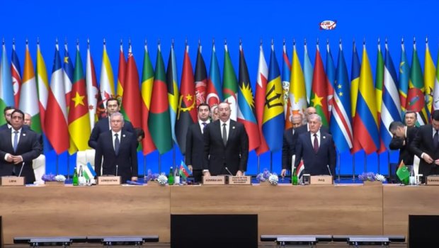 Qoşulmama Hərəkatının Bakı Sammitində zəlzələ qurbanlarının xatirəsi anıldı – VİDEO