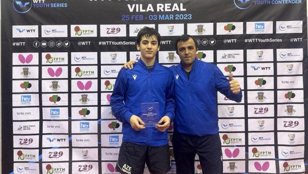 Stolüstü tennisçimiz bürünc medal qazanıb