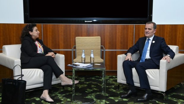 Ceyhun Bayramov BMT rəsmisi ilə Ermənistanla münaqişə sonrası mövcud vəziyyəti MÜZAKİRƏ EDİB - FOTO 