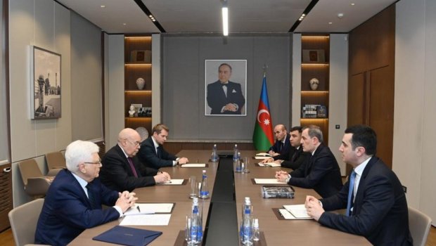 Ceyhun Bayramov Rusiyalı nümayəndəni Ermənistanın artan təxribatları barədə MƏLUMATLANDIRDI - FOTO