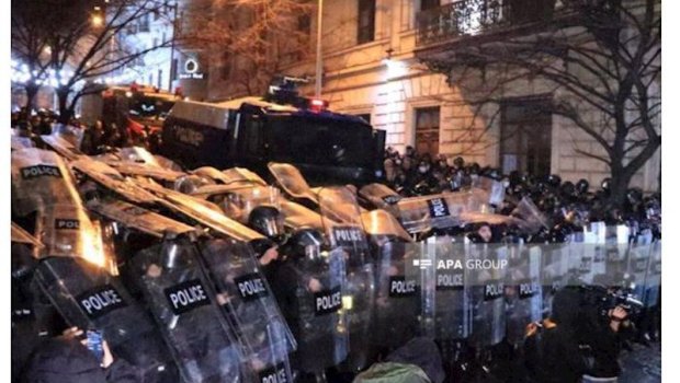 Gürcüstanda ara qarışdı - Hazırda vəziyyət necədir? - VİDEO