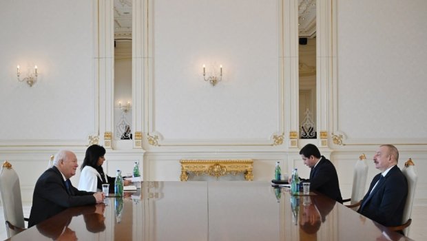 İlham Əliyev BMT-nin ali nümayəndəsini qəbul etdi - VİDEO