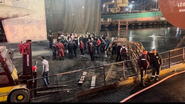 İstanbulda Rusiya gəmisi yandı