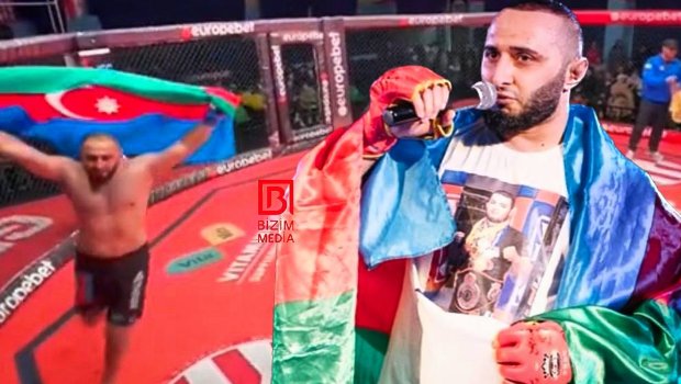 Finalda erməniyə qalib gələn MMA döyüşçümüzün triumfu – VİDEO